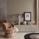 SHUFFLE SVINGBAR LENESTOL I GROVVEVD STOFF - NATURFARGET thumbnail
