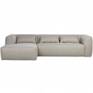 WOOOD BEAN CORNER SOFA INCL. CUSHIONS LIGHT GREY  - Venstre thumbnail