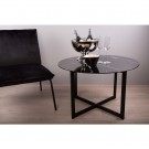 Namsen - Lenestol Svart velur 73.5x63x82.5 Velur, metall, 1stk- i pakke thumbnail