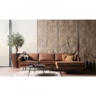 BePureHome RODEO CHAISE LONGUE RIGHT COGNAC thumbnail