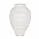 VASE WHITE FIBER CEMENT DECORATION 58 X 58 X 80 CM thumbnail