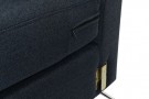 COUCH POLYESTER METAL 300X160X85 BLUE thumbnail