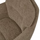  2 stk.  WOOOD RUNA DINING CHAIR CHENILLE DARK SAND thumbnail