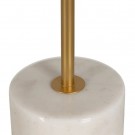 Bordlampe matt gyllent jern/marmor 25x28x45 thumbnail