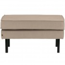 WOOOD RODEO HOCKER ON LEGS VELVET KHAKI thumbnail