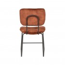 DEZ DINING CHAIR RUST VELOUR thumbnail
