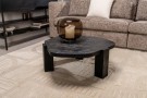 DENISON COFFEE TABLE BLACK 80 X 77 X H 30 CM thumbnail