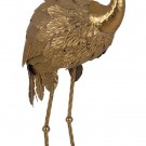 FIGURE FLAMINGO GOLD METAL DECORATION 25 X 21 X 85 CM thumbnail