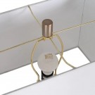 Bordlampe grått-gull metall-marbel 38x25x64 thumbnail