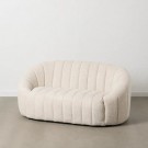 SOFA BEIGE FABRIC ROOM 146 X 84 X 66 CM 610226 thumbnail