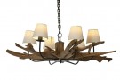 CEILING LAMP TEAK IRON 130X130X35 LA-217893 thumbnail