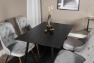 Dipp rektangulært spisebord 120 x 85 svart thumbnail