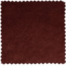 WOOOD RODEO HOCKER ON LEGS VELVET CHESTNUT thumbnail