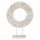 2stk, SCULPTURE RING NATURAL-WHITE MANGO WOOD 45 X 10 X 59 CM thumbnail