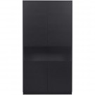 WOOOD Finca buffet / oppbevaringsskap 110cm furu dyp svart [fsc] thumbnail