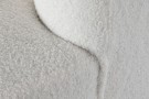 COUCH POLYESTER 150X150X69 BORREGUITO WHITE thumbnail