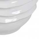 VASE WHITE CERAMIC DECORATION 45 X 44 X 47 CM thumbnail