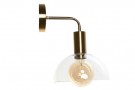 VEGGLAMPE  GLASS METAL 20X25X28 GOLDEN thumbnail