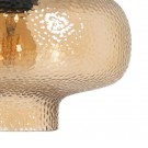 CEILING LAMP CARAMEL METAL-GLASS 26 X 26 X 15 CM thumbnail