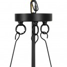 CEILING LAMP BLACK METAL / GLASS 35 X 35 X 72 CM thumbnail