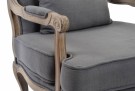 HALDEN ARMCHAIR POLYESTER WOOD 70X66X94 thumbnail
