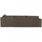 WOOOD FREDDIE CORNER SOFA RIGHT BROWN thumbnail
