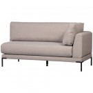 Vtwonen COUPLE DINING BENCH CORNER ELEMENT LEFT NATURAL thumbnail