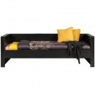 WOOOD Dennis sofaseng i børstet furu sort for madrass 90 x 200 cm thumbnail