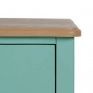 COMMODE TURQUOISE WOOD 93 X 38 X 78 CM thumbnail