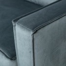 WOOOD RODEO CORNER SOFA LEFT VELVET TEAL thumbnail