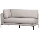 Vtwonen COUPLE DINING BENCH CORNER ELEMENT RIGHT LIGHT GREY thumbnail