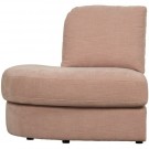 Vtwonen FAMILY 1-SEAT ELEMENT ROUND CORNER LEFT WOVEN FABRIC PINK thumbnail