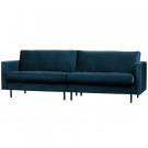 WOOOD RODEO CLASSIC SOFA 3-SEATER VELVET BLUE thumbnail