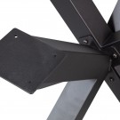 WOOOD CROSS-SHAPE LEG METAL BLACK thumbnail