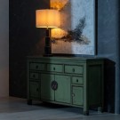 BUFFET OLIVE GREEN WOOD-MDF 140 X 40 X 85 CM SKU. 611339 thumbnail