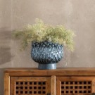 VASE BLUE CERAMIC DECORATION 30 X 30 X 27 CM thumbnail