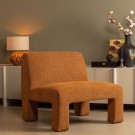 WOOOD Lavid armchair in Teflon-coated polyester - Ginger thumbnail