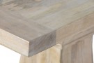TABLE SOLID WOOD MANGO 215X100X76 DECAPE WHITE thumbnail