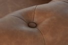 COUCH POLYESTER WOOD 151X79X70 2 SEATS BROWN thumbnail