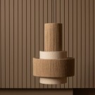 WOOOD Pelle anheng lampe tau naturlig thumbnail