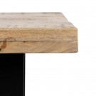 MAIN TABLE NATURAL-BLACK WOOD / METAL 120 X 60 X 45 CM thumbnail