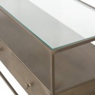 WOOOD DEPART TV UNIT METAL ANTIQUE BRASS thumbnail