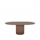 OLIVIA DINING TABLE WALNUT 150 CM + 50 CM thumbnail