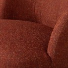 WOOOD SERRA SWING ARMCHAIR - FLAT WOVEN POLYESTER FABRIC - CHILI  thumbnail