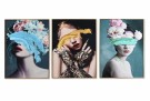 3 bilder i sett - Malt på PDF / Alu ramme thumbnail
