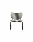 2stk, Loungestol, HDLonga, Svart/Off-white thumbnail