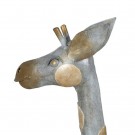 FIGURE GIRAFFE IRON DECORATION 27 X 12 X 100 CM thumbnail