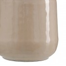 Vase i beige metall 28x28x84 thumbnail