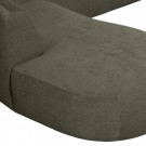 WOOOD POLLY SOFA U-SHAPE LEFT GREY thumbnail