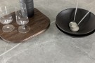 Austin rundt spisebord Ø120 semsket skinn thumbnail